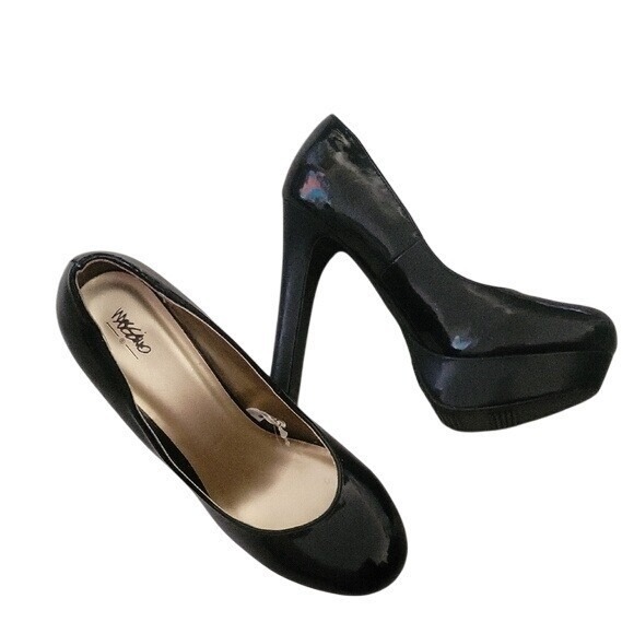 MOSSIMO Black Platform Heels with Stiletto 6.5 Ultra High Block Heel SEXY Party‎ - Picture 1 of 7